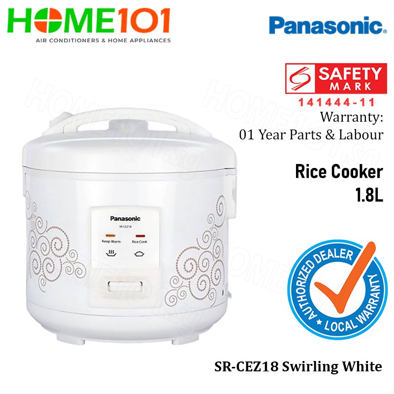 Panasonic Rice Cooker 1.8L SRCEZ18 Shopee Singapore