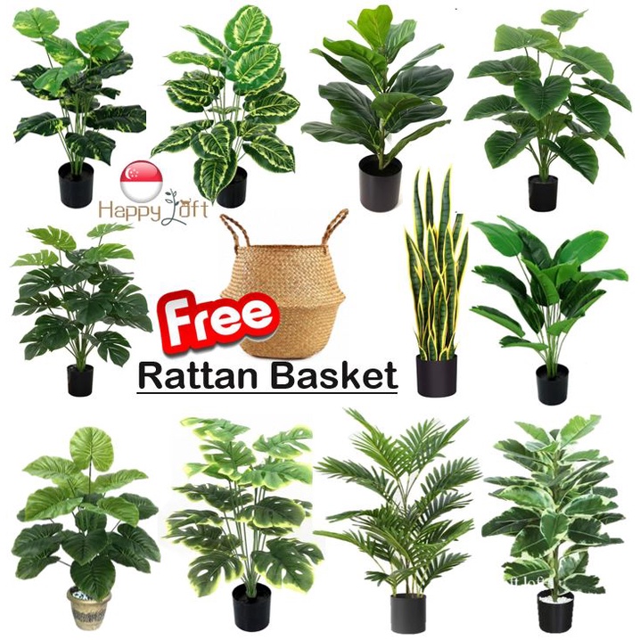 [SG SELLER] Artificial Plant Fake Plant Fake Tree Flower Home Office