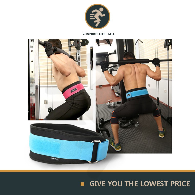 Gym Weight Lifting Waist Belt Lumbar Back Support Power Training Fitness Squat 