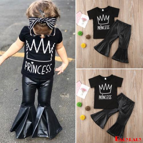 little girl leather pants