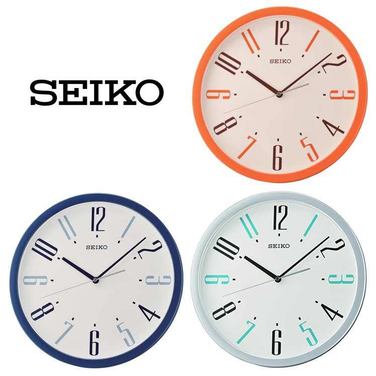 100 ORIGINAL SEIKO Quiet Sweep Analogue Wall Clock QXA729 (QXA729E