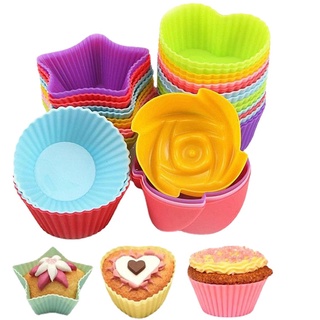 Silicone Muffin Cup Cake Cup Mold Silicone Cake Mold DIY Baking Tools 7cm