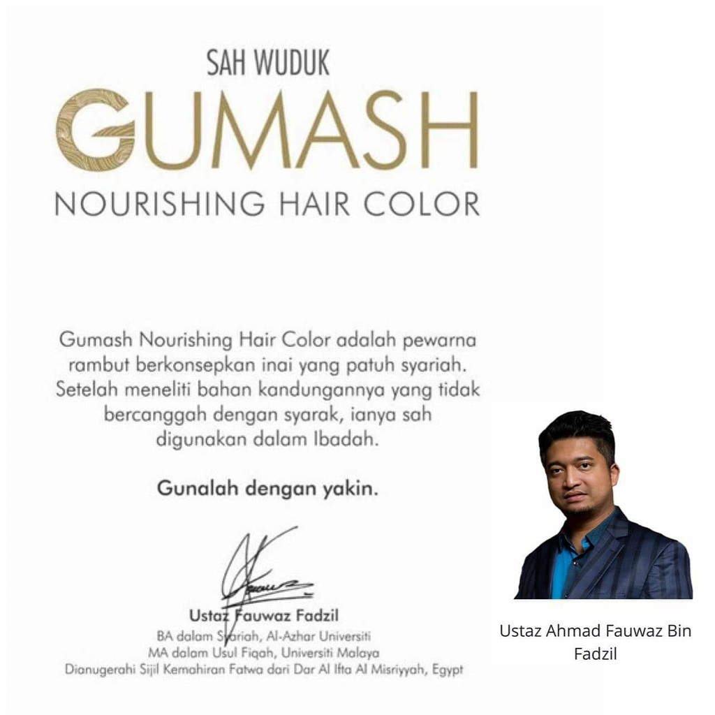 Gumash hair color in dark brown / Broken hair dye / halal hair dye | Shopee  Singapore