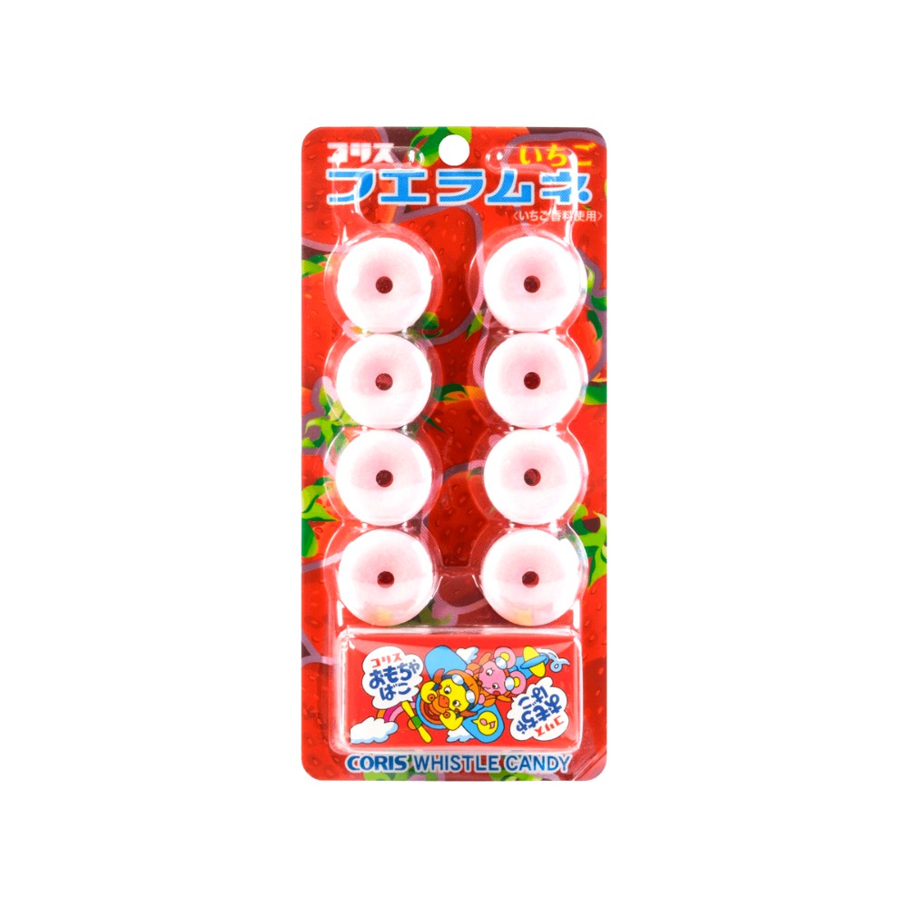 Coris Strawberry Whistle Candy Fue Ramune Kaito Kora (22g x 20 Packs ...