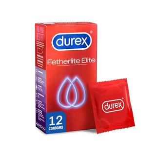 Durex Fetherlite Elite Condoms (extra lubricated) x12