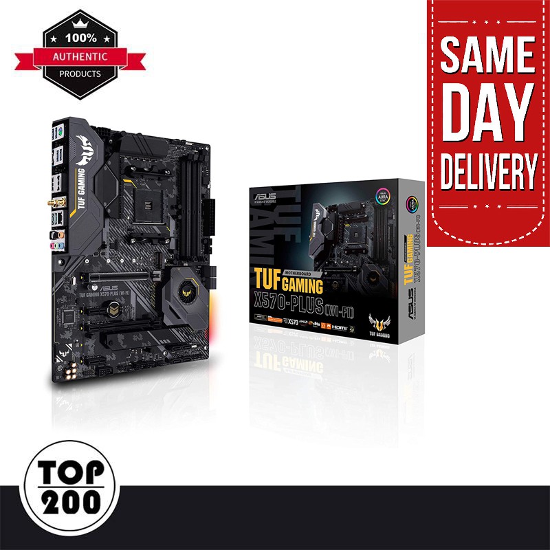 Free Delivery Asus Tuf Gaming X570 Plus Wifi Motherboard Shopee Singapore