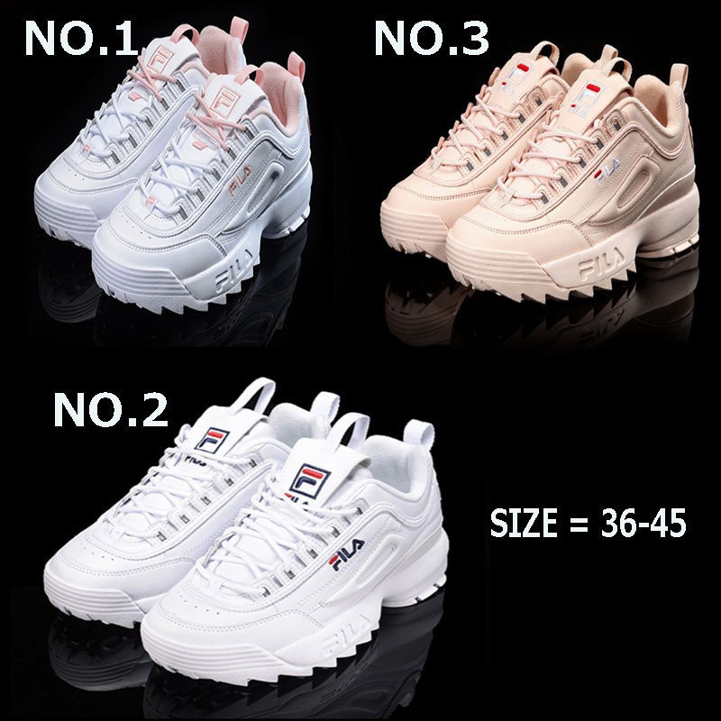 fila disruptor heel