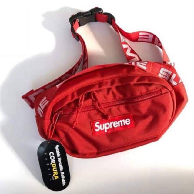 waist bag supreme ss18 red