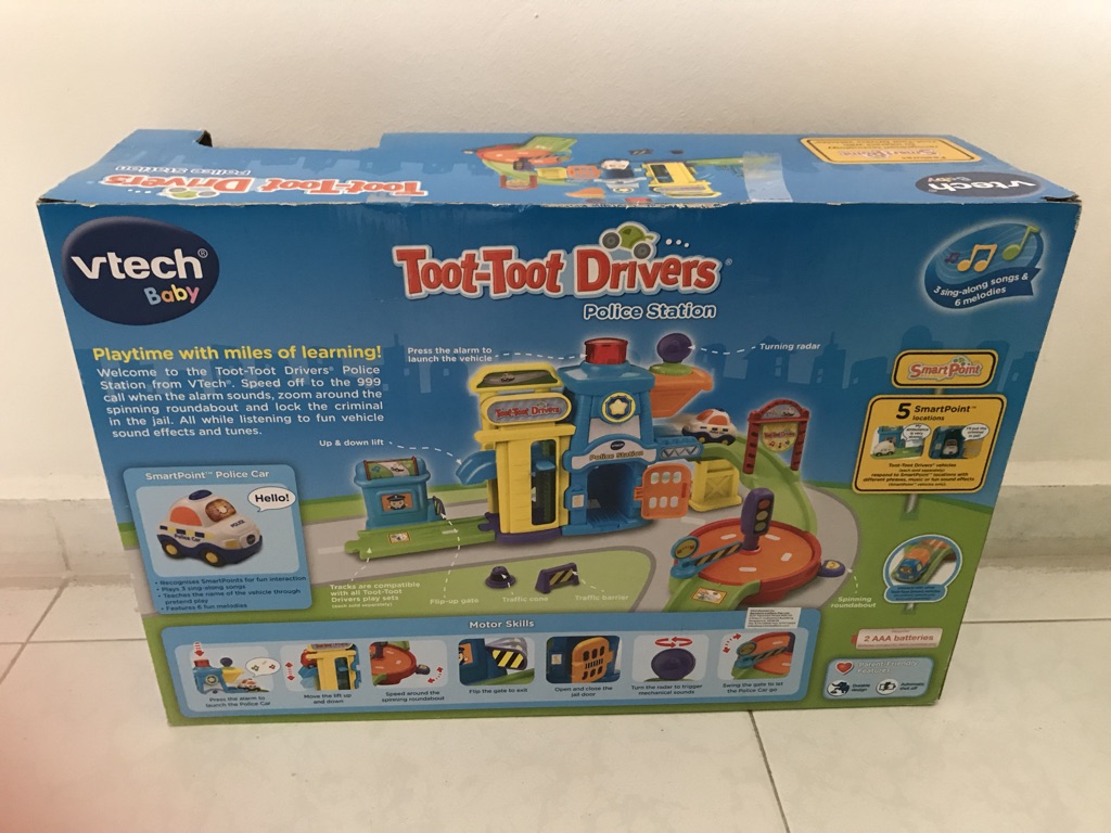 vtech toot toot police station