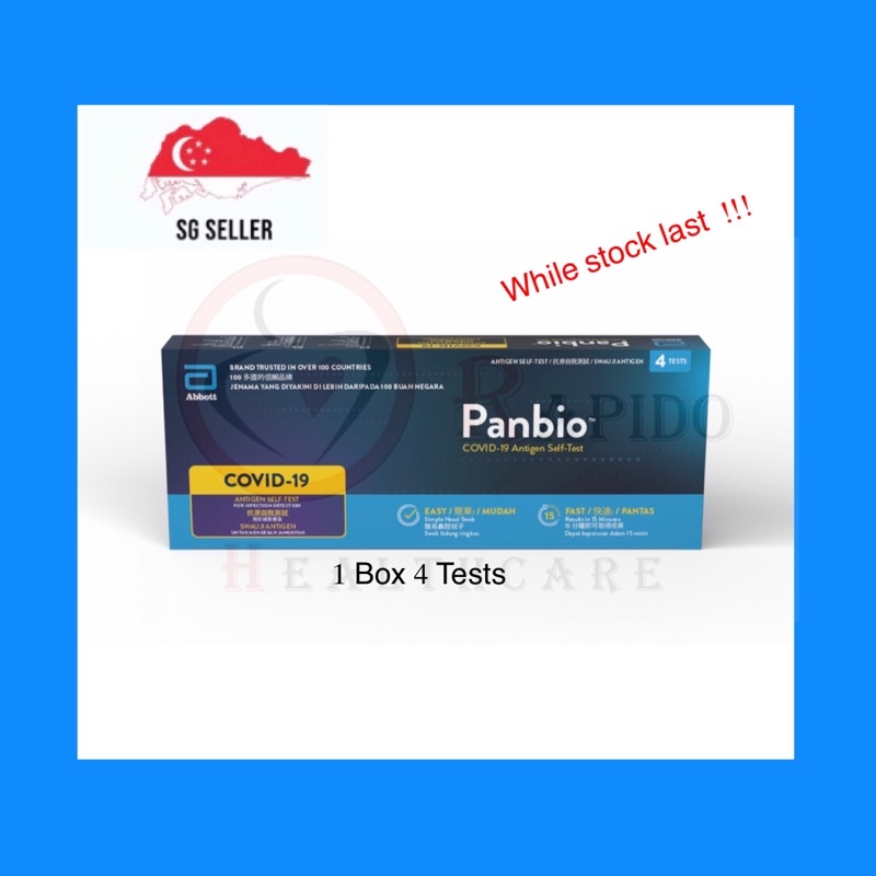 ABBOTT Panbio COVID19 Antigen Self Test (4s) Shopee Singapore