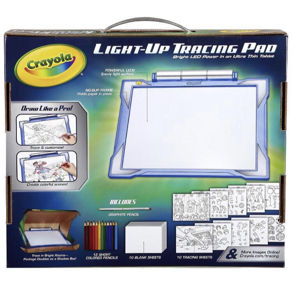 Crayola Light Up Tracing Pad Blue Shopee Singapore