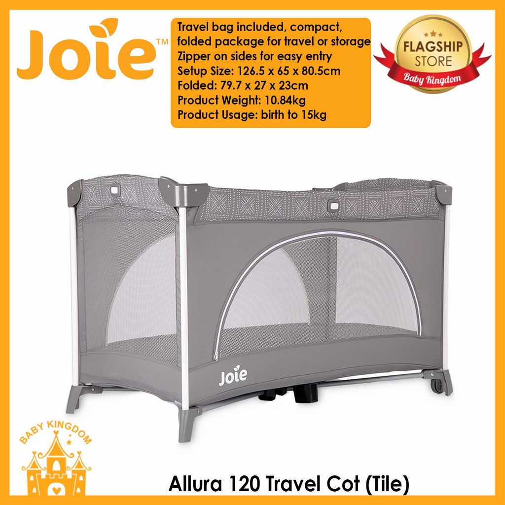 joie allura 120 travel cot