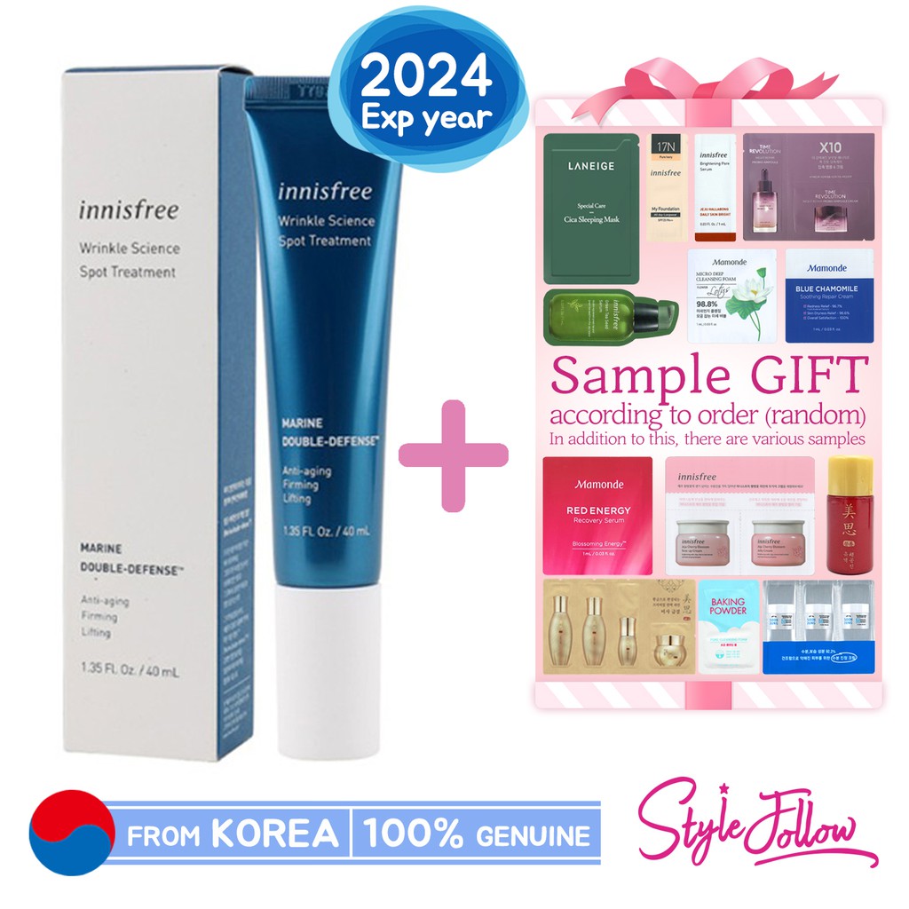 [INNISFREE] Wrinkle Science Spot Treatment 40ml | Shopee Singapore
