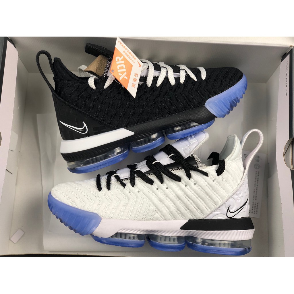 lebron james black and white shoes