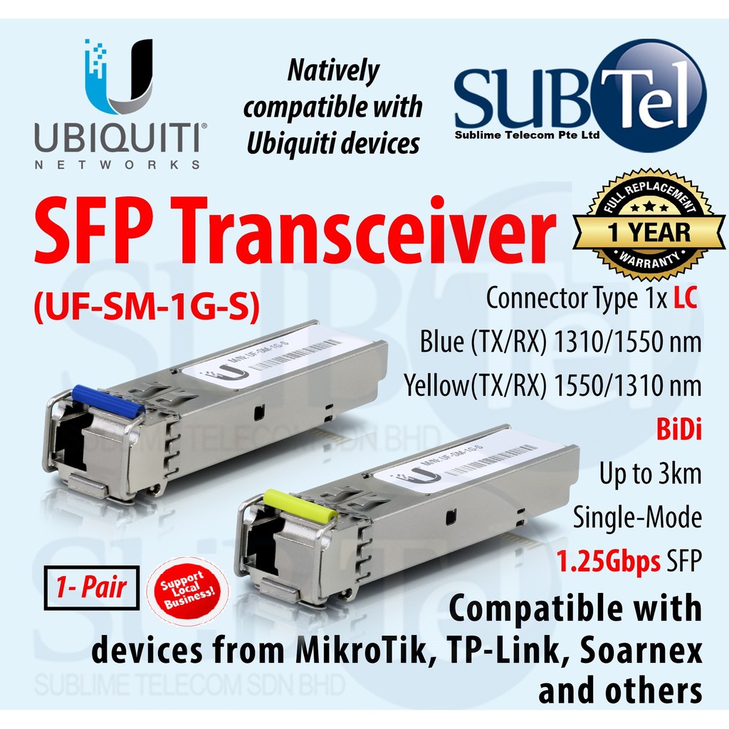 uf-sm-1g-s-ubiquiti-u-fiber-sm-single-mode-1-gbps-sfp-fiber-module-bidi