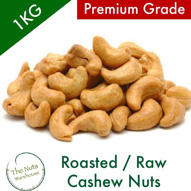 Raw/Roasted Cashew Nuts Premium Grade [1kg] | Shopee Singapore