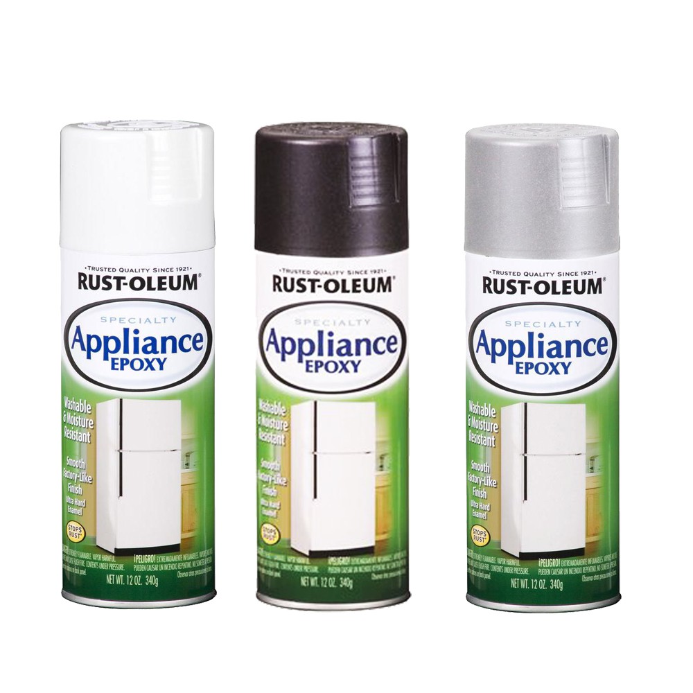 Rust Oleum Specialty Appliance Epoxy Spray 12oz (White / Black