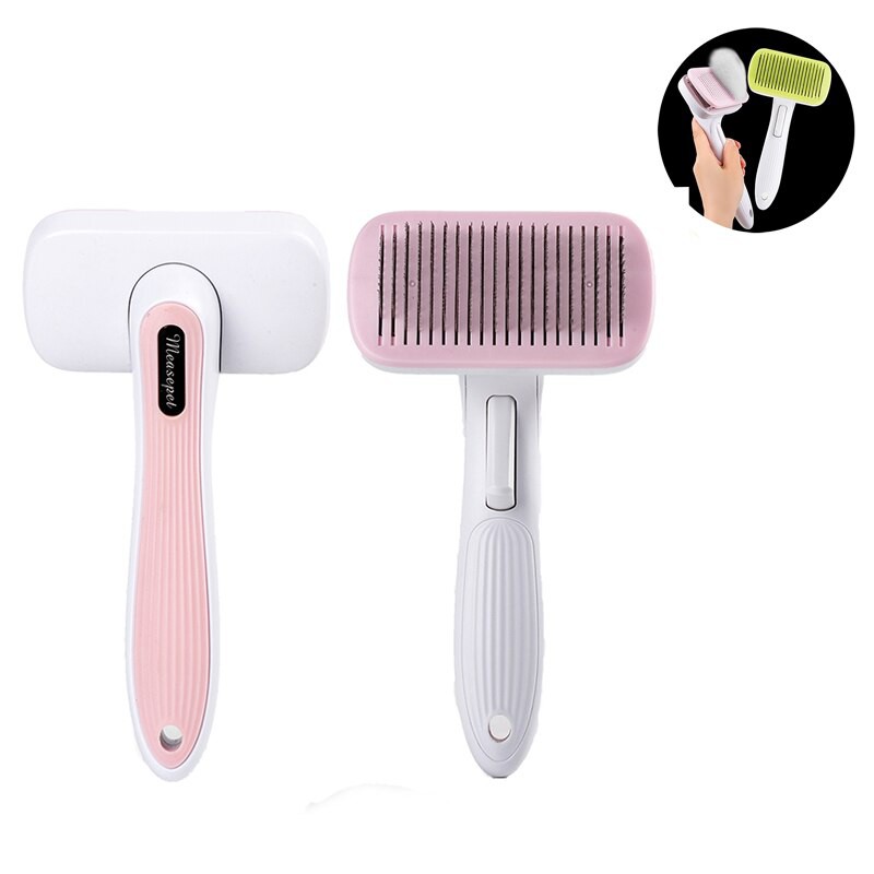 Dog Hair Comb Brush Remover Automatic Pet Grooming Tool Puppy Dogs