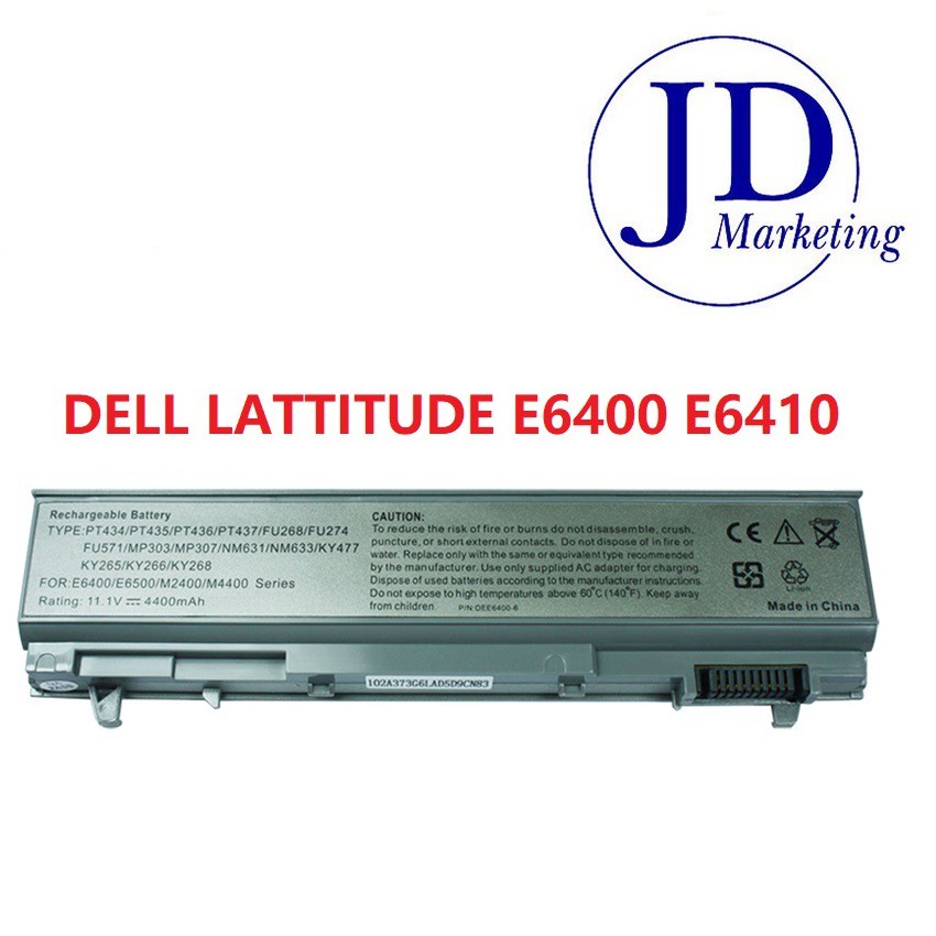 Dell E6400 E6500 E6410 M4500 M4400 Compatible Laptop Battery Shopee Singapore