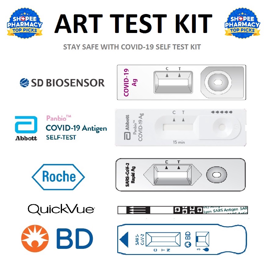 ART TEST KIT ( Covid 19 ) SD Biosensor Abbott Panbio Roche Rapigen