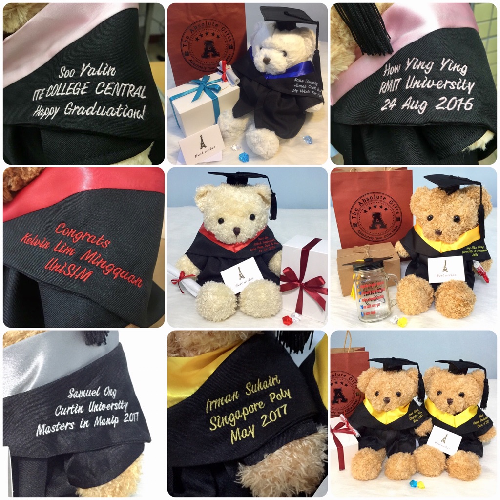 customised graduation bear