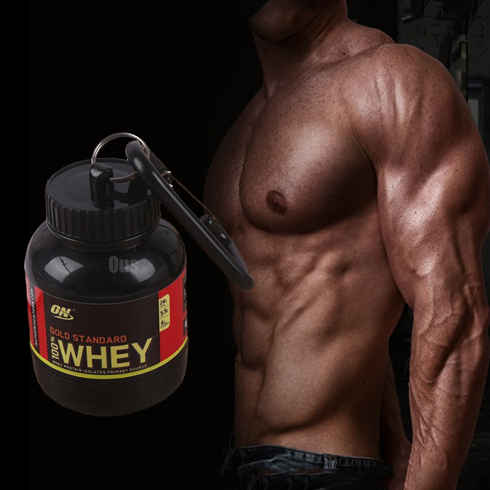 protein powder 🔥Portable Protein Container Milk Food Container Storage