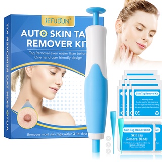 2 IN 1 Auto Skin Tag Remover Kit Micro Skin Tag Removal Device Adult Mole Stain Wart Remover Face Care Beauty Tools