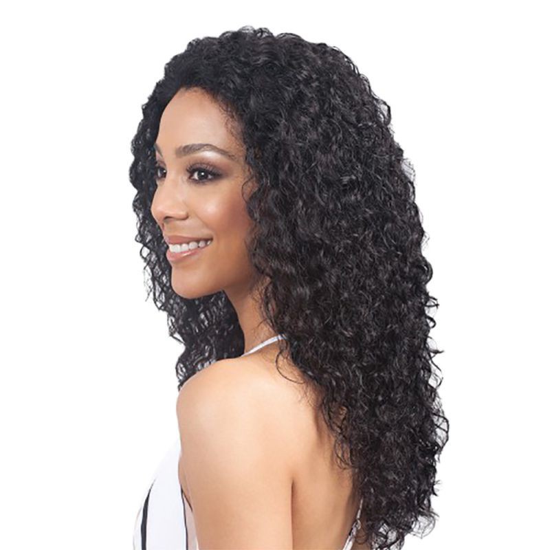 Weave Synthetic Half Wig Heat Resistant Black Curly Full Wigs For