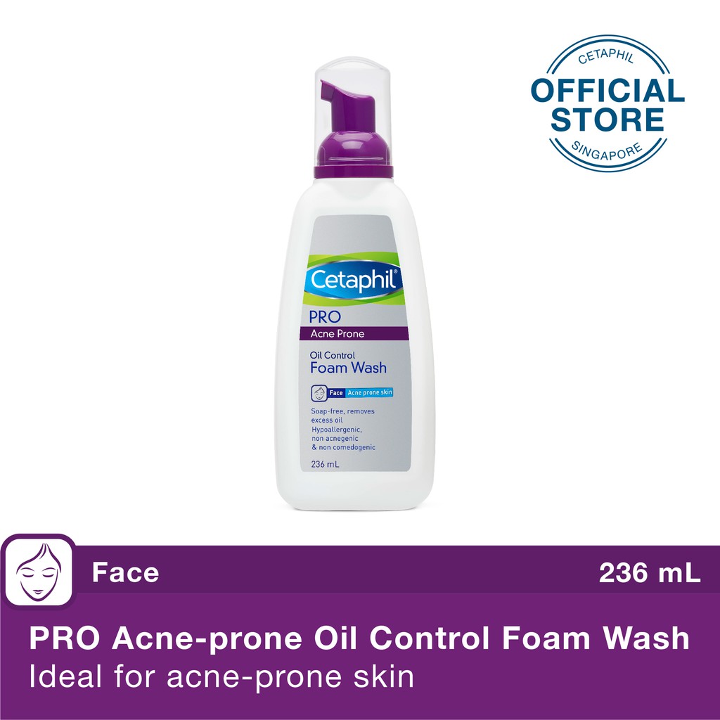 Cetaphil PRO Acne Prone OilControl Foam Wash 236ml Shopee Singapore