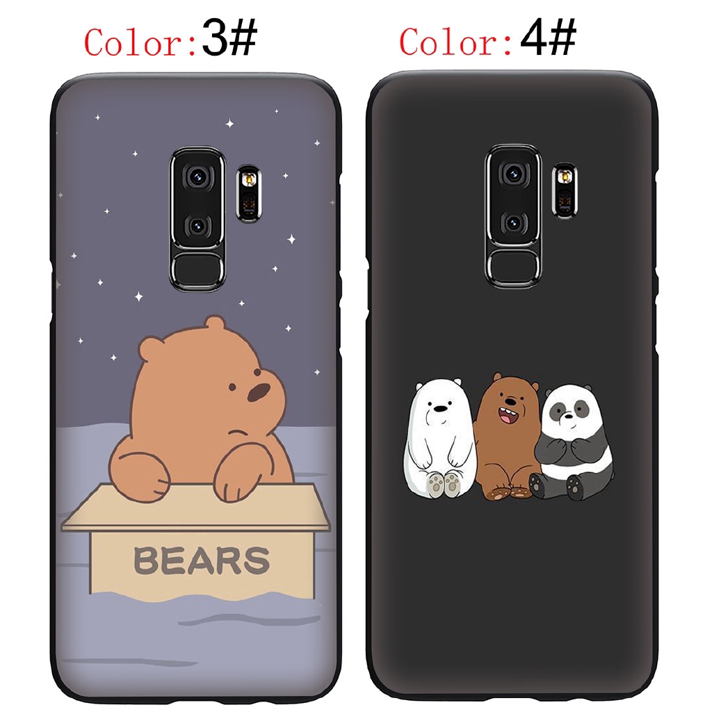 Samsung Galaxy S8 S9 Plus S7 Note 9 8 We Bare Bears cool Soft TPU Phone Case