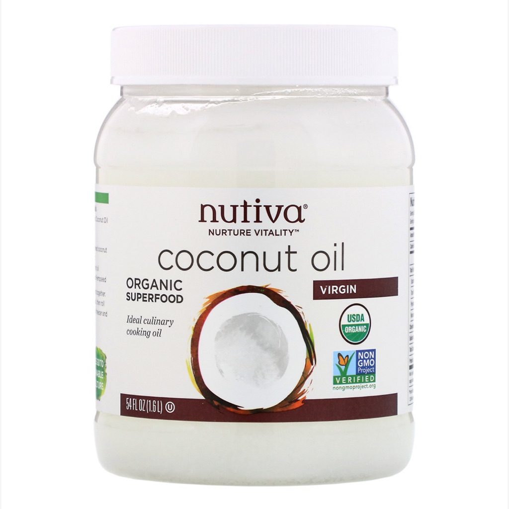 nutiva organic coconut body oil