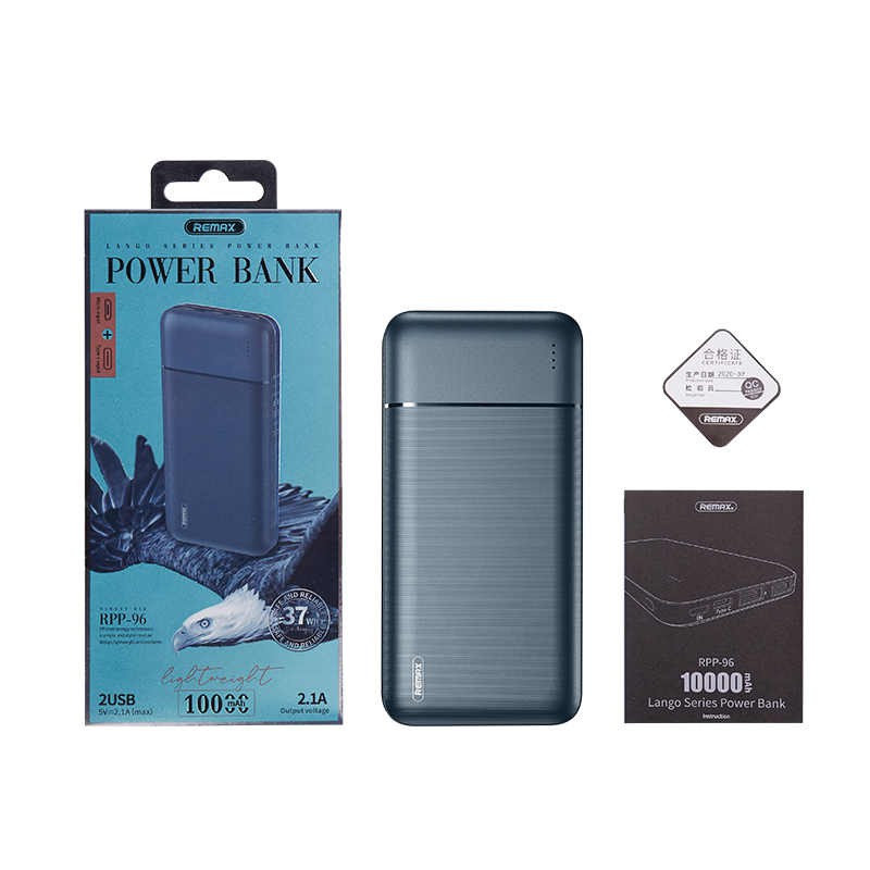 Remax 10000mah 30000mah Power Bank Dual 2 1a Output Ports Lango Series Battery Indicators Powerbank Rpp 96 Rpp 167 Shopee Singapore