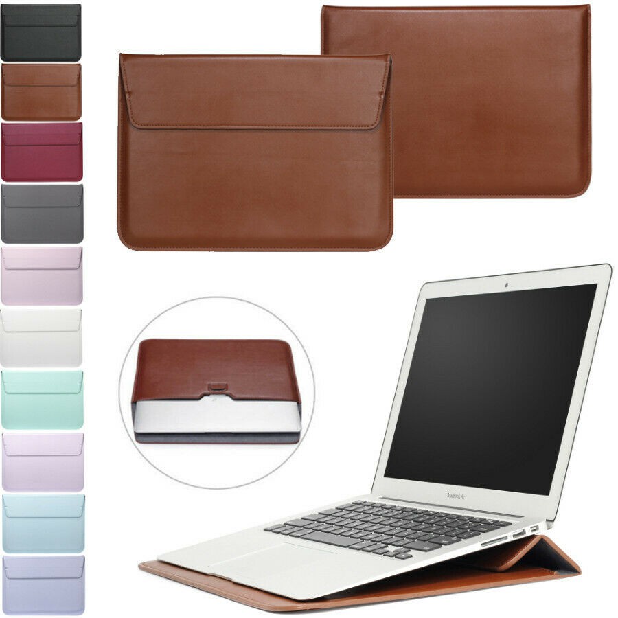 For MacBook Air 11 inch (11.6") Leather Laptop Envelope Pouch Sleeve