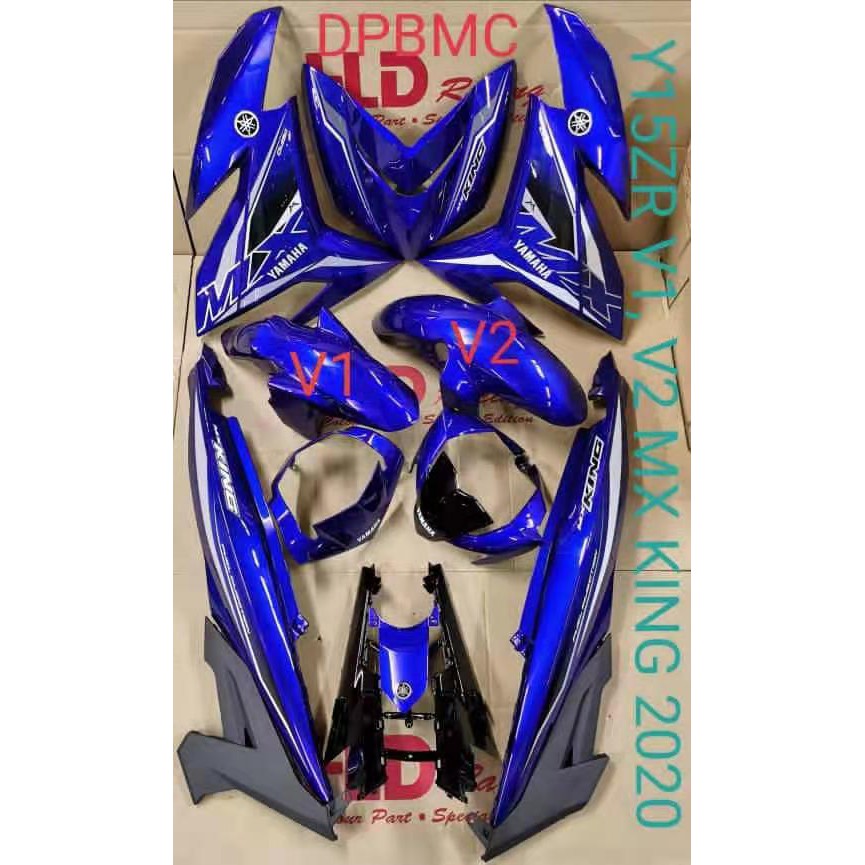 Shop Malaysia Readystock Coverset Cover Set Body Set 2021 Exciter Y15 Design Terbaru Ysuku Hld Sticker Tanam Air Brush Shopee Singapore