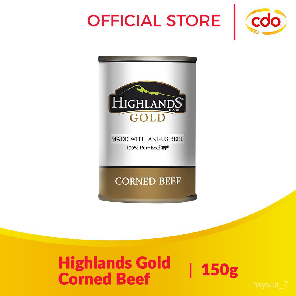 beef Highlands Gold Corned Beef 150g Shopee Singapore