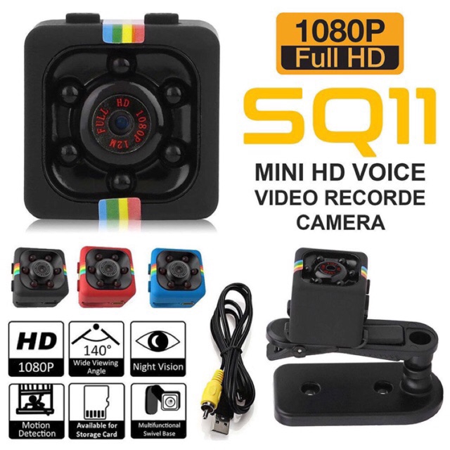 Sq11 Cam Mini Kamera 1080p Hd Camcorder Nachtsicht Mini Dv Spycam Security Shopee Singapore