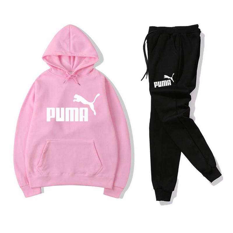 puma sweatpants and sweatshirt set