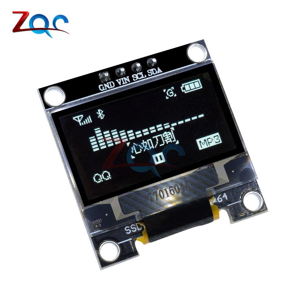 0.96 inch IIC Serial White OLED Display Module 128X64 I2C SSD1306 12864 ...