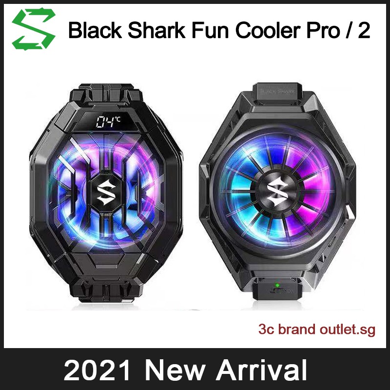 Black Shark Fun Cooler Pro 2 Pro 2Pro BlackShark Cooler Radiator Cooling Fan  Back Clip forPhone Gaming Cooler Stand | Shopee Singapore