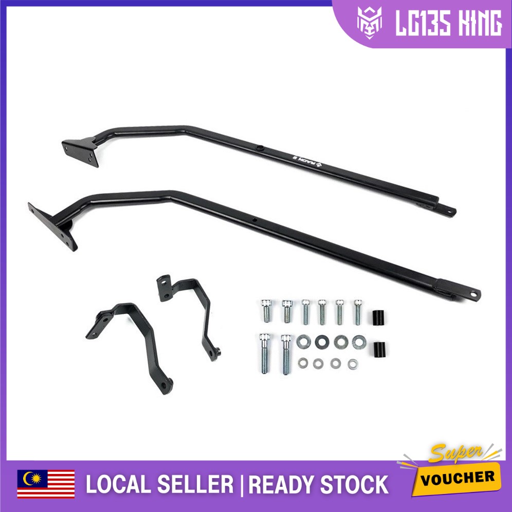 Yamaha Lc135 Y15 Y15zr R15 Y125z Fz150 Lagenda Srl110 Srl115 Fi Monorack Carrier Bracket J Heavy Duty Set Shopee Singapore