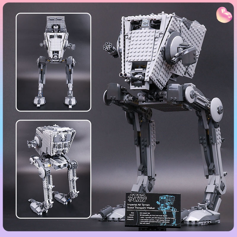 Lepin Star Wars Empire At St Robot Building Blocks Compatible With Lego Assembling Spelling Blocks Puzzle Shopee Singapore