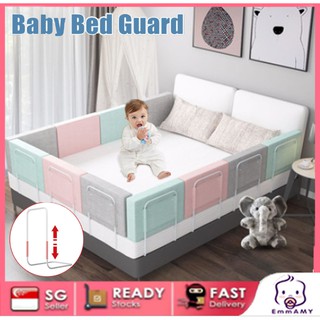 SG EmmAmy®INS Baby Bed Rail Guard Adjustable Safety Anti-fall Fence Bumper 50cm
