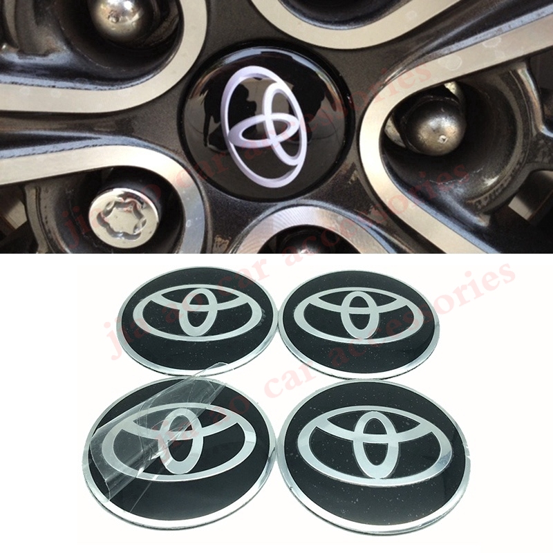 toyota hub cap stickers