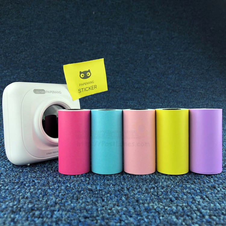 Roll Colored Thermal Stickers, Photo Paper Receipt Label