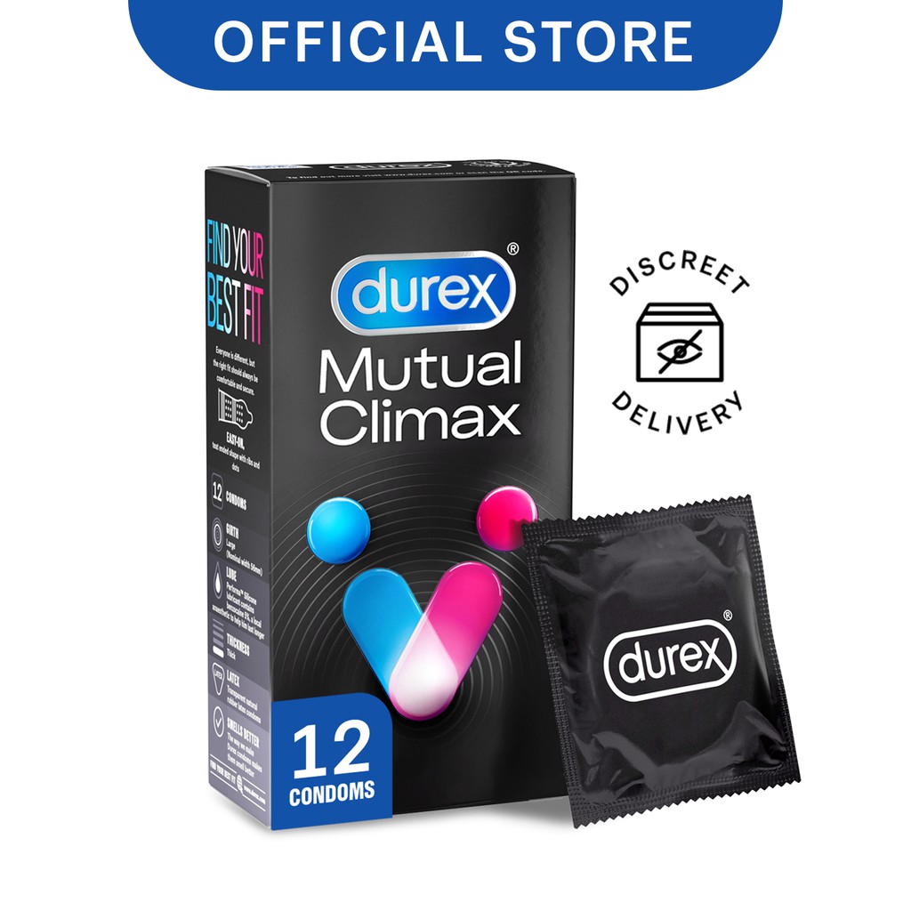 Durex Mutual Climax Condoms (Last Longer for Her) 12s Shopee Singapore