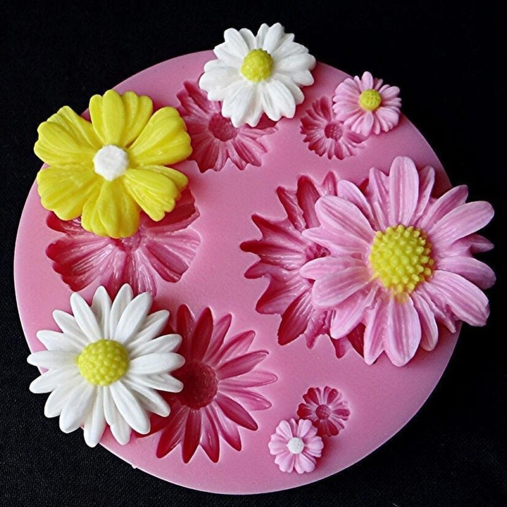 Lace Flower 3D Silicone Fondant Cake Sugarcraft Baking Mould DIY Mold Pastry 
