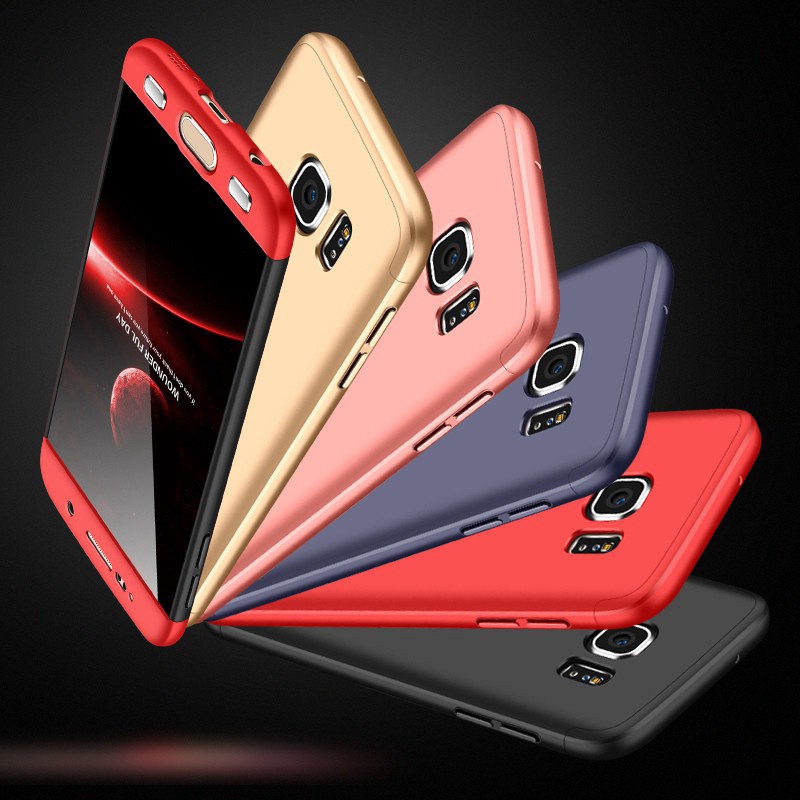Galaxy S7 edge Case 360 Full Protector Hard Matte Cover | Shopee Singapore