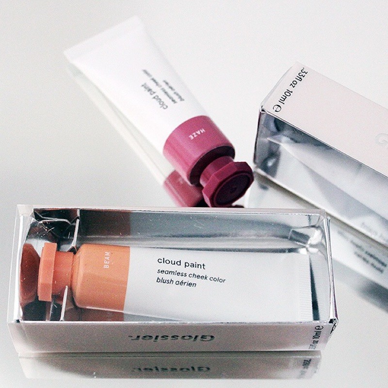 Glossier Cloud Paint Cheek Cream Blush Liquid Face Blusher HAZE PUFF ...