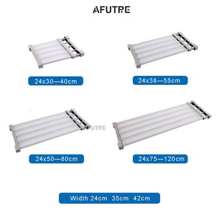 Afutre Extendable Wardrobe Shelf Organizer Rack Closet ...