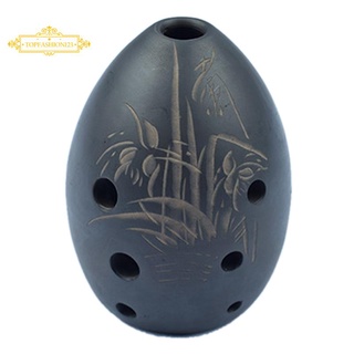 Music Xun Pottery National Wind Instruments Eight Holes Small Pottery Chinese Ancient Instruments